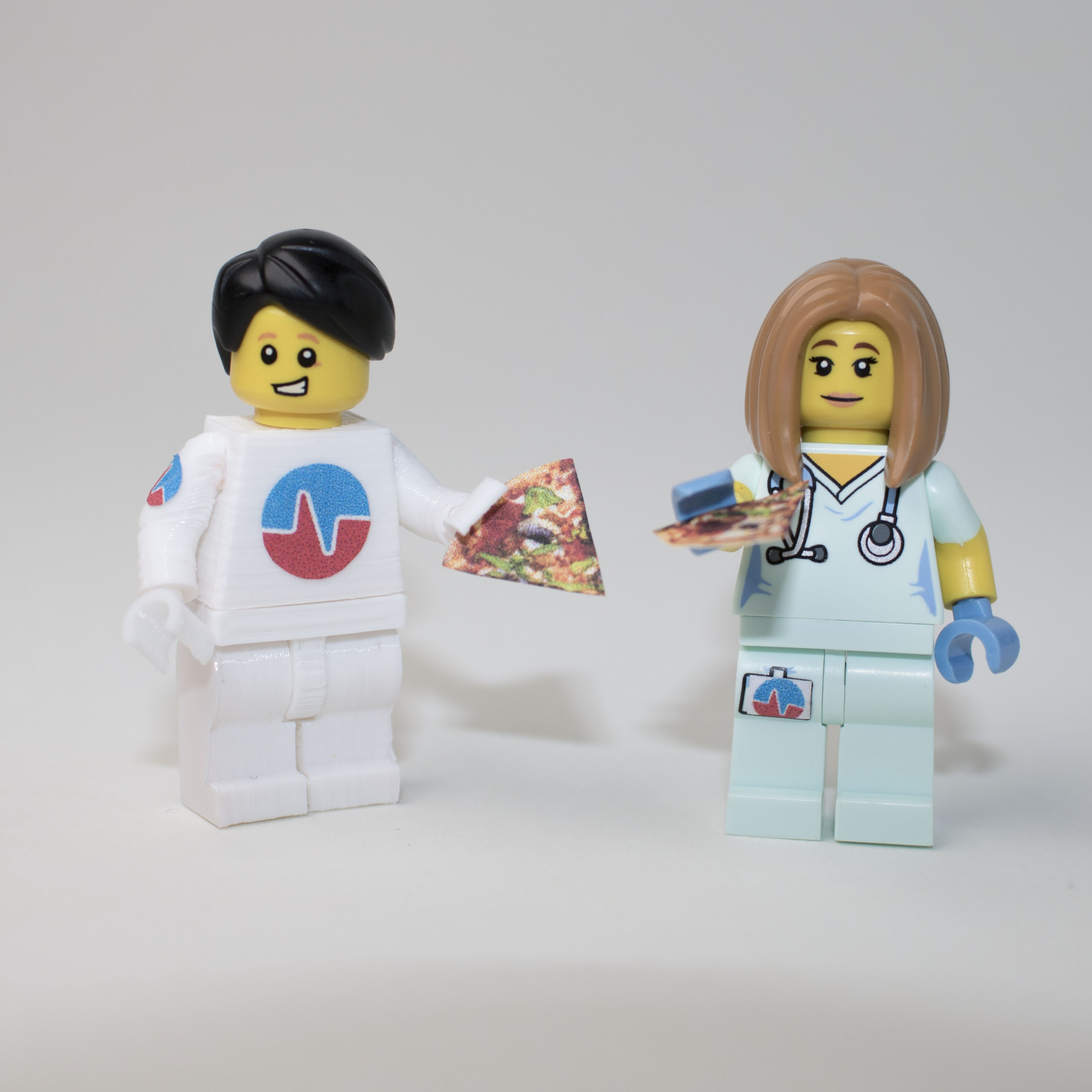 Photo: Lego nurse pizza