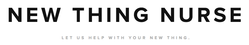 New Thing Nurse - logo