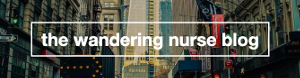 The Wandering Nurse blog logo