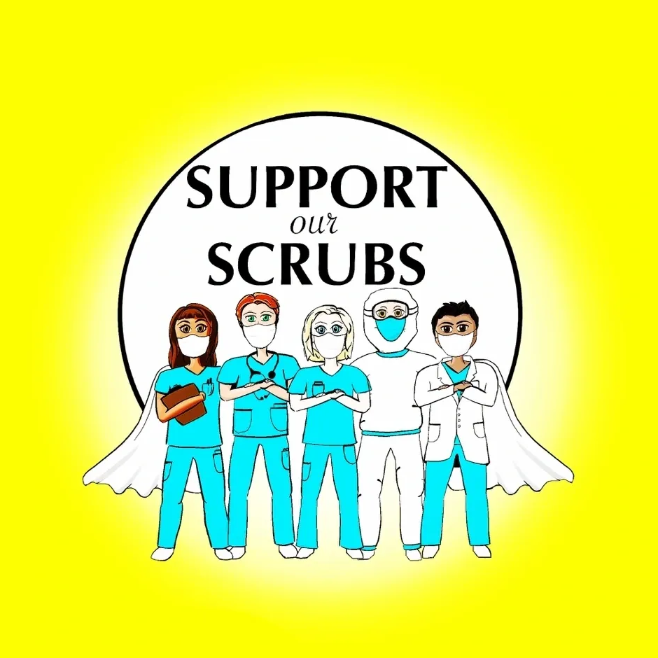 Support Our Scrubs logo