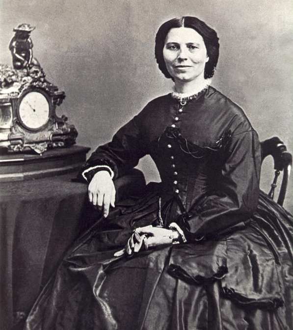 Clara Barton circa 1865 (Photograph by Matthew Brady)